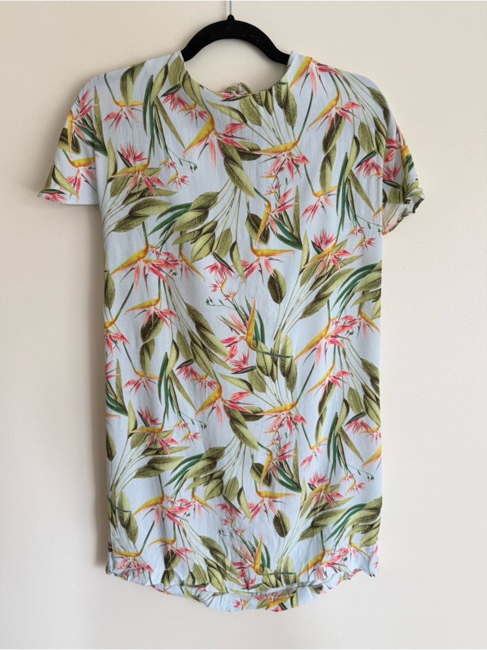 Beautiful Zara Tropical Print Dress